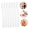 Healeved 10pcs Eyebrow Razor Set Facial Hair Trimmer Tools with Cover for Precise Eyebrow Shaping and Face Hair Removal Portable and Lightweight for Travel and Daily Use view 3