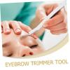 Healeved 10pcs Eyebrow Razor Set Facial Hair Trimmer Tools with Cover for Precise Eyebrow Shaping and Face Hair Removal Portable and Lightweight for Travel and Daily Use view 4