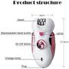 Datianu Hair Removal Epilator for Women Rechargeable Electric Razor Shaver, 4 in 1 Multi-Function Electric Razor, Dry & Wet Available view 2