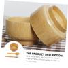 CALLARON 3pcs Diy Mask Mixing Bowl Set Bamboo Bowl Spoon Facial Care Tool Eco-friendly Beauty Kit view 4
