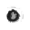 AUTSUPPL Ballet Bun Hair Net for Girls Hair Accessories for Women Bun Cover Drawstring for Easy Styling view 2