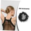 AUTSUPPL Ballet Bun Hair Net for Girls Hair Accessories for Women Bun Cover Drawstring for Easy Styling view 4