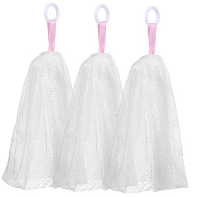 AUTSUPPL 3pcs Net Soap Soap Saver for Face Wash Maker Facial Cleanser Frother Compact Storage Pouch