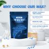 0.6 lb Hard Wax Beads for Hair Removal, Brazilian Waxing Beads for Sensitive Skin Bikini Body Face Nose Coarse and Fine Hair, 9.6 oz Blue Stripless Wax Bean, Women Men Beginner-Friendly Home view 2