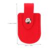 8Pcs Nail Clippers Cover PU Leather Scissor Holder for Travel view 2