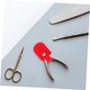 8Pcs Nail Clippers Cover PU Leather Scissor Holder for Travel view 3
