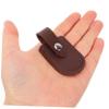 8Pcs Nail Clippers Cover PU Leather Scissor Holder for Travel view 4