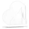 Angoily 1set Acrylic Heart Makeup Mixing Palette Spatula Set for Foundation Blending for Makeup Artists and Beauty Enthusiasts Easy to Clean and Use view 1