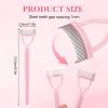 Eyelash Comb Eyelash Separator Tool, Arc Designed Eyelash Comb Separator, Eyelash Brush Separator With Metal Teeth Eyelashes Grooming Tool for Eye Cosmetic Brush Tool (Mix, 3pcs) view 3