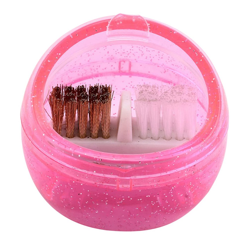 HONMEET 1pc Nail Drill Cleaning Brush -splash Nylon Brush for Manicure Dust Removal Salon Lightweight and Multiple Hardness Options for