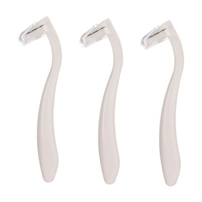 PartyKindom 3pcs Hair Trimmer for Women Body Hair Trimmer Razor Alternative Girl Body Shaver Wet Dry Shaving Tool