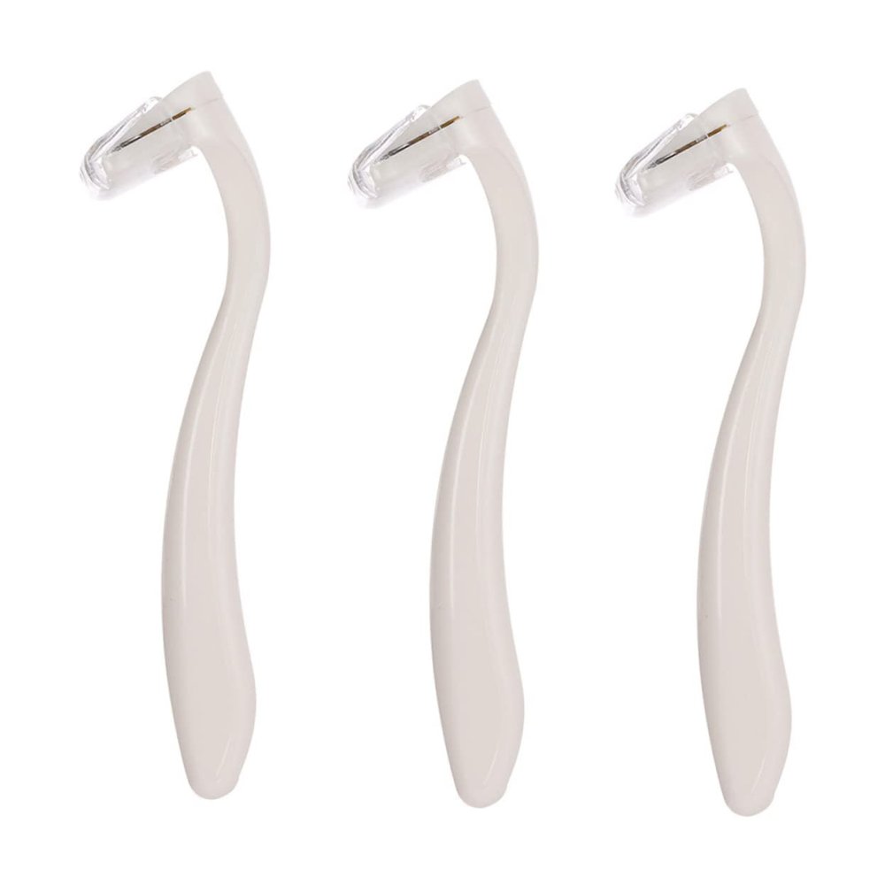 PartyKindom 3pcs Hair Trimmer for Women Body Hair Trimmer Razor Alternative Girl Body Shaver Wet Dry Shaving Tool