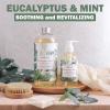 ROMIIE ZOI Liquid Hand Soap Gift Set, Eucalyptus Mint, 750ml+236ml view 4