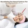 50PCS Microblading Pen, Manual Microblading Eyebrow Pens, Aluminum Pen Tool for Eyebrow, Eyeliner & Lip Line, Precision Tool for Beauty Salons and Beginners, 5 Colors (50PCS) view 2