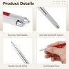 50PCS Microblading Pen, Manual Microblading Eyebrow Pens, Aluminum Pen Tool for Eyebrow, Eyeliner & Lip Line, Precision Tool for Beauty Salons and Beginners, 5 Colors (50PCS) view 3