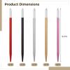 50PCS Microblading Pen, Manual Microblading Eyebrow Pens, Aluminum Pen Tool for Eyebrow, Eyeliner & Lip Line, Precision Tool for Beauty Salons and Beginners, 5 Colors (50PCS) view 4
