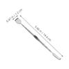 WRITWAA Double Headed Stainless Steel Blackhead Removal Tool Facial Scrubber for Pore Cleaning and Dead Skin Exfoliation for Skincare Routine view 2
