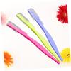 PACKOVE 3pcs Stainless Steel Eyebrow Razor Mens Brow Trimmer Portable Brow Scissors Eyebrow Shaper Kit Facial Tools view 3