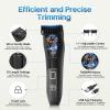Beatslm Beard Trimmer for Men, 20 Length Adjustable, Cordless Waterproof Clippers, Stainless Steel T-Blade for Precision Facial Hair Trimming with 2 Guide Combs, Travel Lock, LED Display view 2