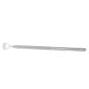 Jade Rolling Massager for Face and Nose, Stainless Steel Silver view 1