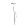 Jade Rolling Massager for Face and Nose, Stainless Steel Silver view 2