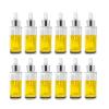 30ml Inverted Cone Glass Dropper Bottles with Aluminum-clad Dropper Cap with Glass Pipette with Threaded 20/410 for Essential Oils, Leak Proof Travel Bottles, Set of 12 (Silver white) view 1