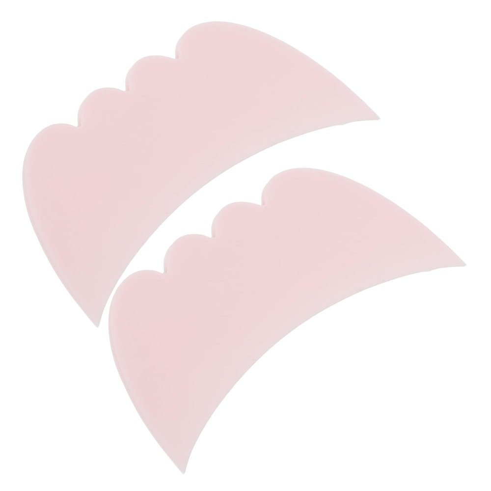 SAFIGLE 2pcs Makeup Assistant Tool Silicone Eyeshadow Stencil Eyeliner Guide Mascara for Eye Shadow Eyeliner Mascara Application
