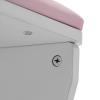 Ageanbri Pedicure Foot Bath Trolley with Wheels, Manicure Foot Rest Stand, Portable Esthetician Trolley Cart for Beauty Salon or Nail Tech Foot Bath Spa, Foot Massage Station (Pink) view 4