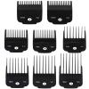 8 Pcs Magnetic Clipper Guards for most Wahl Hair Clippers  Cutting Lengths from 1/32" to 5/8" (0.5mm to 16mm) view 1