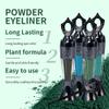 DLZZRS Powder Eyeliner, Multi-Use Eyeliner Powder Long-Wearing & Smudge-Proof Intense Color Easy To Apply, Gentle & Skin-Friendly Formula, Smoothly Outlines The Eye-Liner For Women, #04 Green view 4