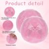 2 Pcs Large Body Powder Puff, 3.5 Inch Soft Washable Reusable Dusting Big Fluffy Powder Puff for Wet Dry Makeup Face Body view 2