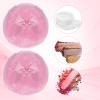 2 Pcs Large Body Powder Puff, 3.5 Inch Soft Washable Reusable Dusting Big Fluffy Powder Puff for Wet Dry Makeup Face Body view 3