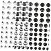 Homoyoyo 10pcs Self-Adhesive Festival Hair Gems and Face Rhinestones Body Jewels Stickers for Makeup for Halloween Parties and Decorations view 3