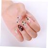 Homoyoyo 10pcs Self-Adhesive Festival Hair Gems and Face Rhinestones Body Jewels Stickers for Makeup for Halloween Parties and Decorations view 4