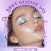 HOSAILY Roll-on Holographic Body Glitter Gel for Face Hair, Chameleon Color Changing Glitter Gel Under Light, Chunky Mermaid Sequins Festival Party Rave Accessories Shimmer Makeup (17# Silver) view 2