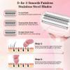 Electric Shaver for Women, Silk Glide Pro Shaver, 2 in 1 Wet & Dry Waterproof Electric Razors with Removable Head, Bikini Trimmer for Women for Leg Arm Underarm Bikini Area (Pink) view 4