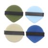 Healeved 4pcs Double-sided Makeup Puff Cushion Puff for Face Powder Sponge Velour Beauty Sponges Dry Wet Simple Travel view 1
