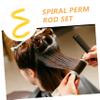 CALLARON 10pcs Silicone Spiral Hair Perm Rods for Women Curling Rollers for Home and Travel Use Easy to Achieve Hair Styling Tool view 3