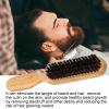 Beard Comb - Soft Bristles Beard Brush | Eco-Friendly Materials Beard Straightener | Beard Grooming Tool Suitable for Reduce Itchiness and Eliminate Tangles view 4