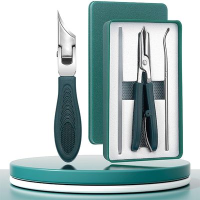 2025 Eagle Beak Nail Clippers, Three Sets of Eagle Beak Beveled Nail Clippers, Eagle Beaks Bevel Nails Clippers, Eagle Beaks Angled Nails Clippers (Green)