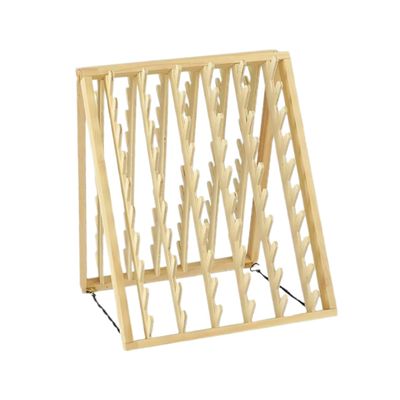 CALLARON Wooden Hair Extension Hanger Rack Multi-Functional Wall-Mounted Hair Braiding Stand for Home Use Adjustable Length Includes Thread Holder and Braiding Enthusiasts