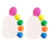 Housoutil 2sets Foot Shape Highlighter Pens Highlighter Pen Markers Chisel Tip Markers for Boys and Girls and Adults view 1