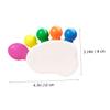 Housoutil 2sets Foot Shape Highlighter Pens Highlighter Pen Markers Chisel Tip Markers for Boys and Girls and Adults view 2