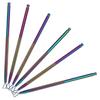 CALLARON 6pcs Stainless Steel Cuticle Pusher and Scraper Set Professional Nail Tools for Manicure and Pedicure Ergonomic Design for Easy Polish Removal Durable and Reliable for Home Salon view 1