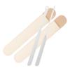 AUTSUPPL Makeup Palette Mixer Stainless Steel Makeup Spatula Blending Brush for Powder Foundation Eye Shadow Lipstick Beauty Tool view 1