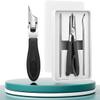 2025 Eagle Beak Nail Clippers, Three Sets of Eagle Beak Beveled Nail Clippers, Eagle Beaks Bevel Nails Clippers, Eagle Beaks Angled Nails Clippers (Black) view 1