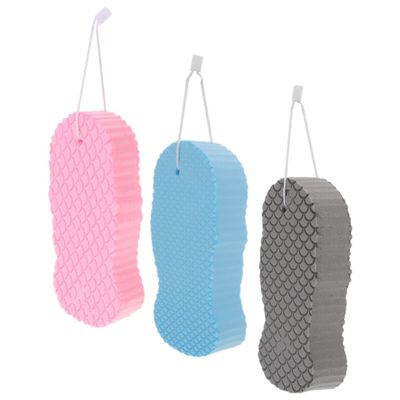 Ipetboom 3pcs Boy Girl Bath Sponge Soft Body Washing Sponges for Tub Exfoliating Bathing Supplies