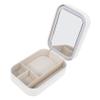 LIFKOME Led Lighted Makeup Organizer Case with Mirror Small Travel Cosmetic Storage Box for Outdoor Use Elegant Design for Neat Storage for Makeup Essentials view 1