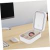 LIFKOME Led Lighted Makeup Organizer Case with Mirror Small Travel Cosmetic Storage Box for Outdoor Use Elegant Design for Neat Storage for Makeup Essentials view 3