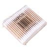 CALLARON 100pcs Double-ended Cotton Buds Wooden Stick Long Cotton Swabs Bulk Pack Gentle Skin view 1